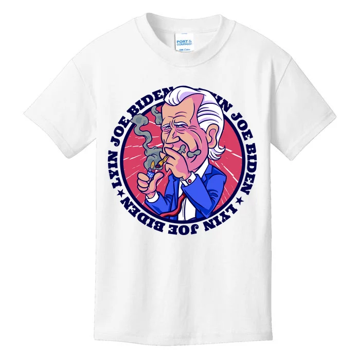 Lyin Biden Kids T-Shirt