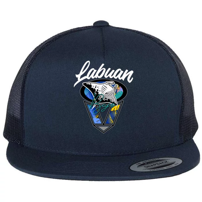 Labuan Bajo Live The Search Flat Bill Trucker Hat