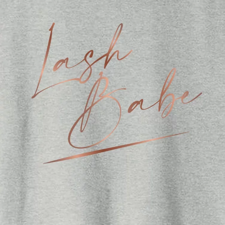 Lash Babe Lash Instructor Lash Artist Lash Tech Gift Women's Crop Top Tee