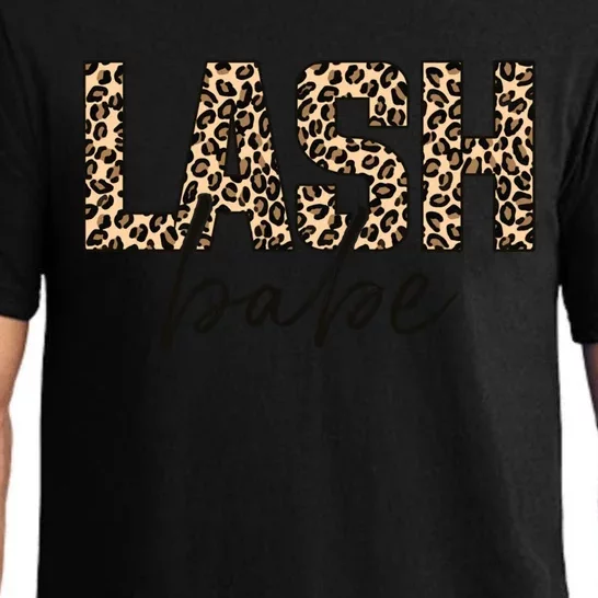 Lash Babe Lash Tech Lash Artist Leopard Lash Gift Pajama Set