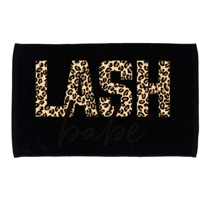 Lash Babe Lash Tech Lash Artist Leopard Lash Gift Microfiber Hand Towel