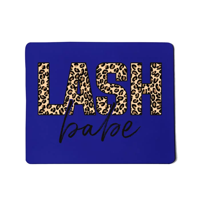 Lash Babe Lash Tech Lash Artist Leopard Lash Gift Mousepad