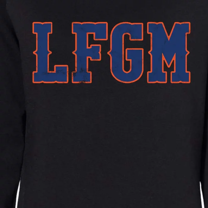 LFGM Baseball Lovers Womens California Wash Sweatshirt