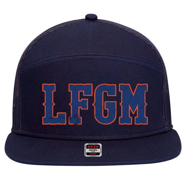 LFGM Baseball Lovers 7 Panel Mesh Trucker Snapback Hat