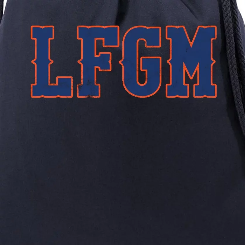 LFGM Baseball Lovers Drawstring Bag