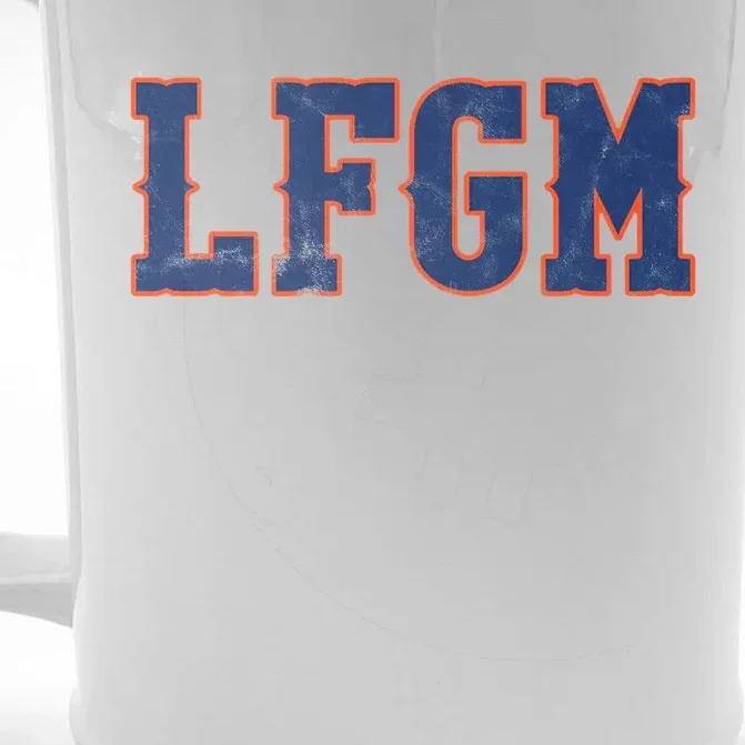 LFGM Baseball Lovers Front & Back Beer Stein