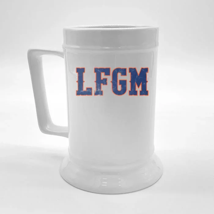 LFGM Baseball Lovers Front & Back Beer Stein