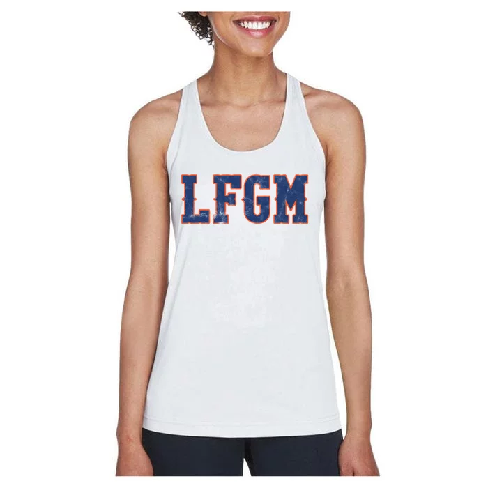 LFGM Baseball Lovers Women's Racerback Tank