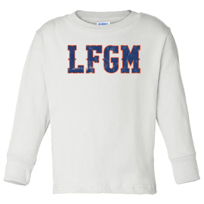 LFGM Baseball Lovers Toddler Long Sleeve Shirt