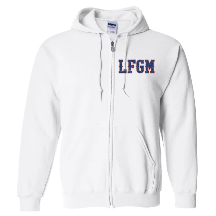 LFGM Baseball Lovers Full Zip Hoodie