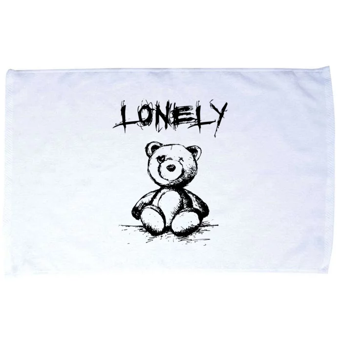 Lonely Bear Microfiber Hand Towel