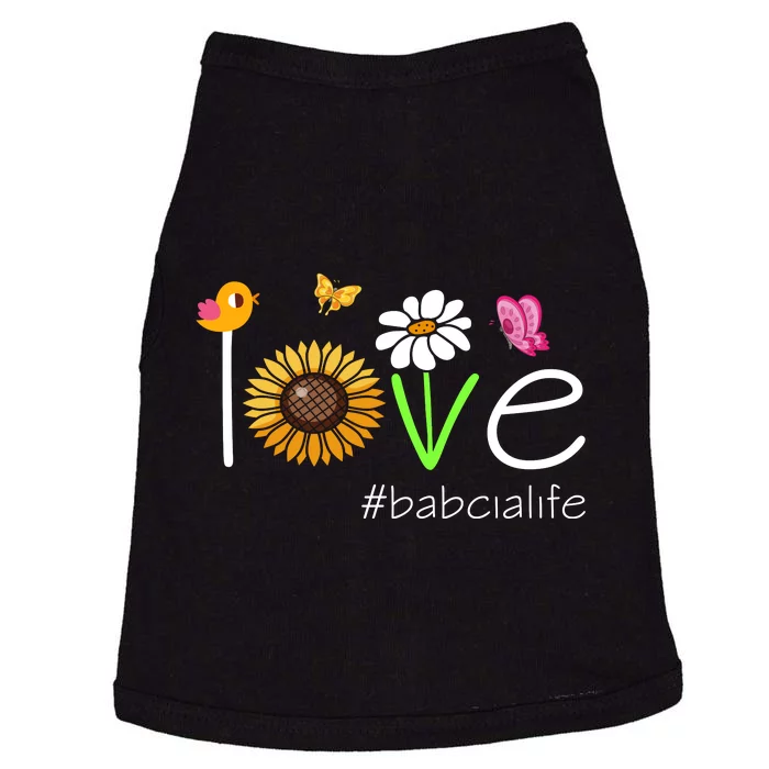 Love Babcia Life Cute Matching Family Doggie Tank