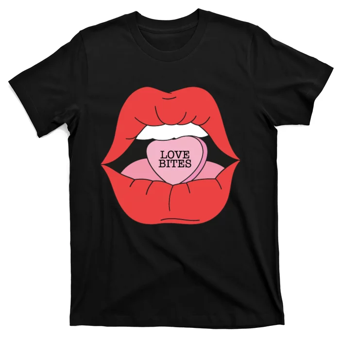 Love Bites Lip Graphic – Bold & Edgy Style Statement T-Shirt