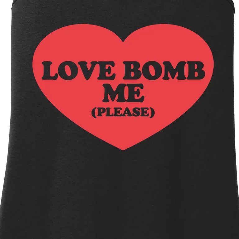 Love Bomb Me Please Ladies Essential Tank