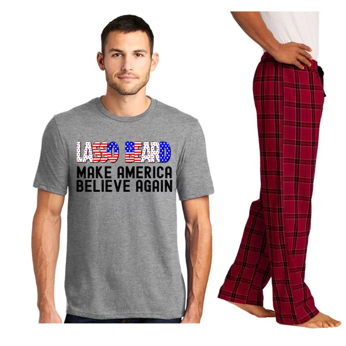 Lasso Beard Make America Believe Again Pajama Set