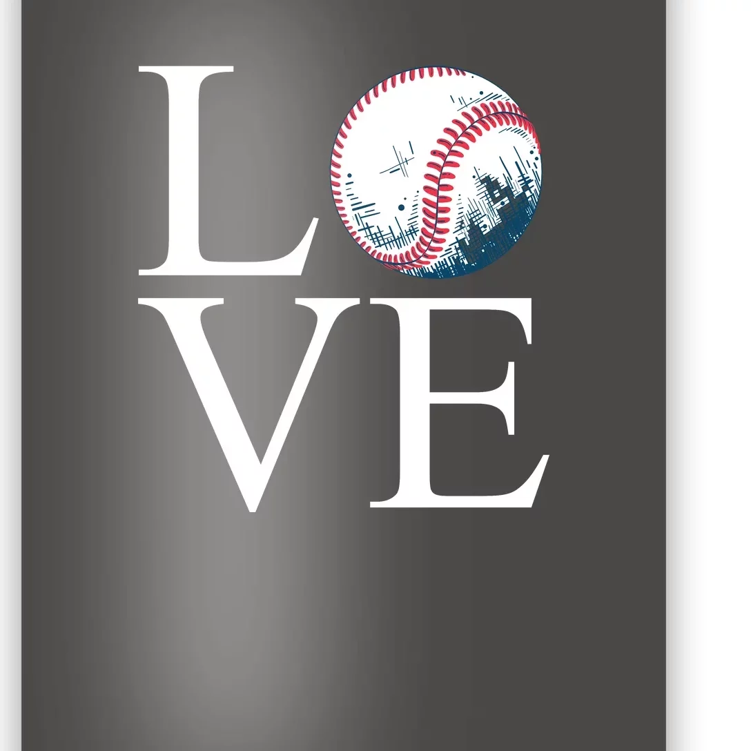 Love Baseball Mom Poster