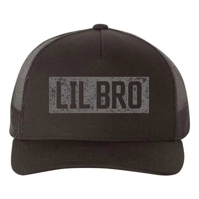 Lil Bro Matching Sibling Outfit Soon To Be Little Brother Yupoong Adult 5-Panel Trucker Hat