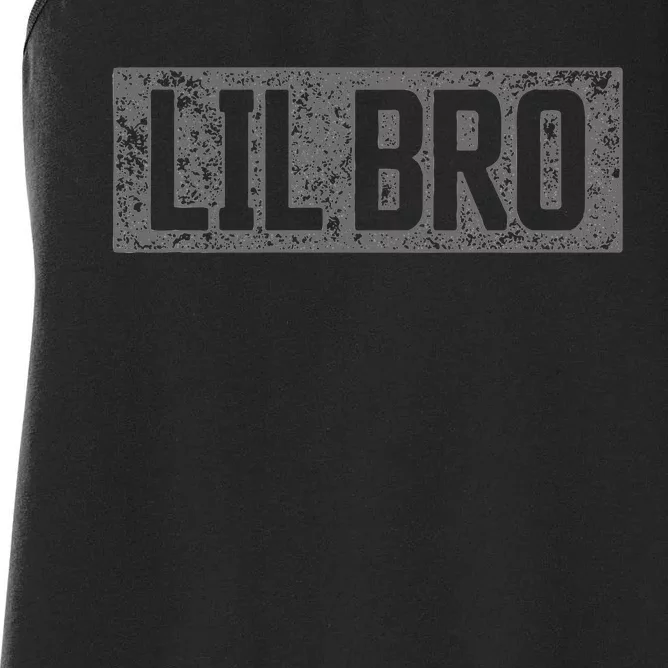 Lil Bro Matching Sibling Outfit Soon To Be Little Brother Women's Racerback Tank