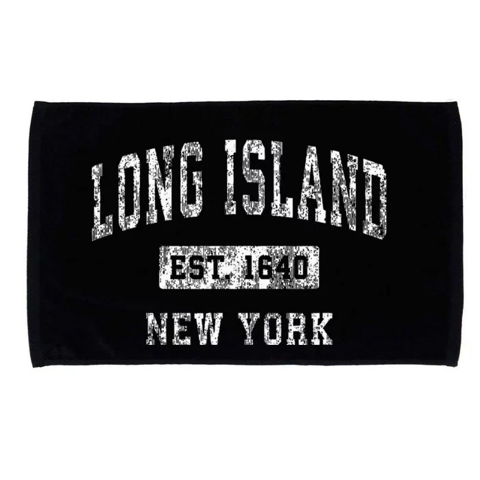 Long Branch New Jersey Nj Vintage Established Sports Microfiber Hand Towel