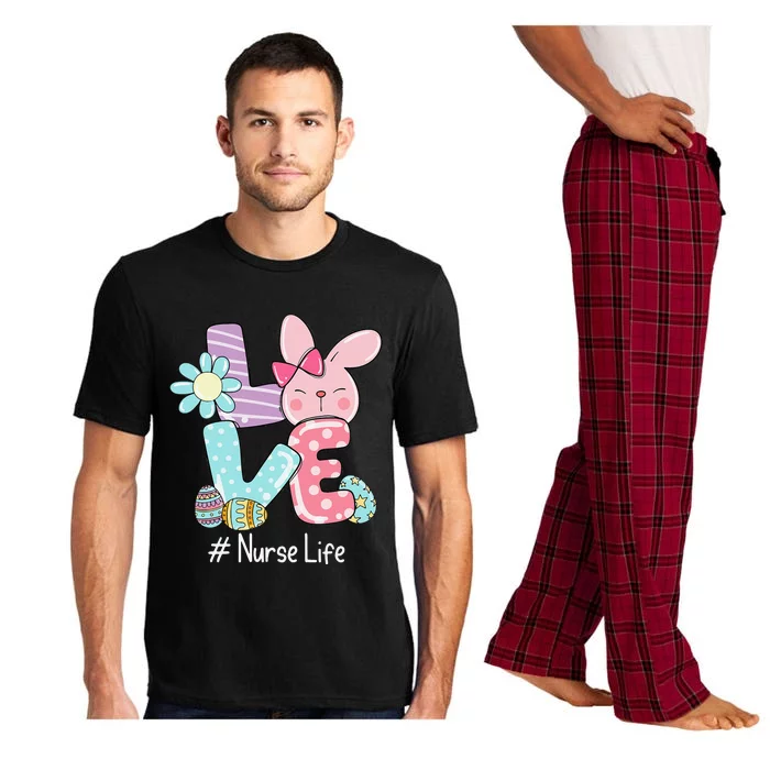 Love Bunny Nurse Life Easter Day Cute Bunny Nurse Life Pajama Set