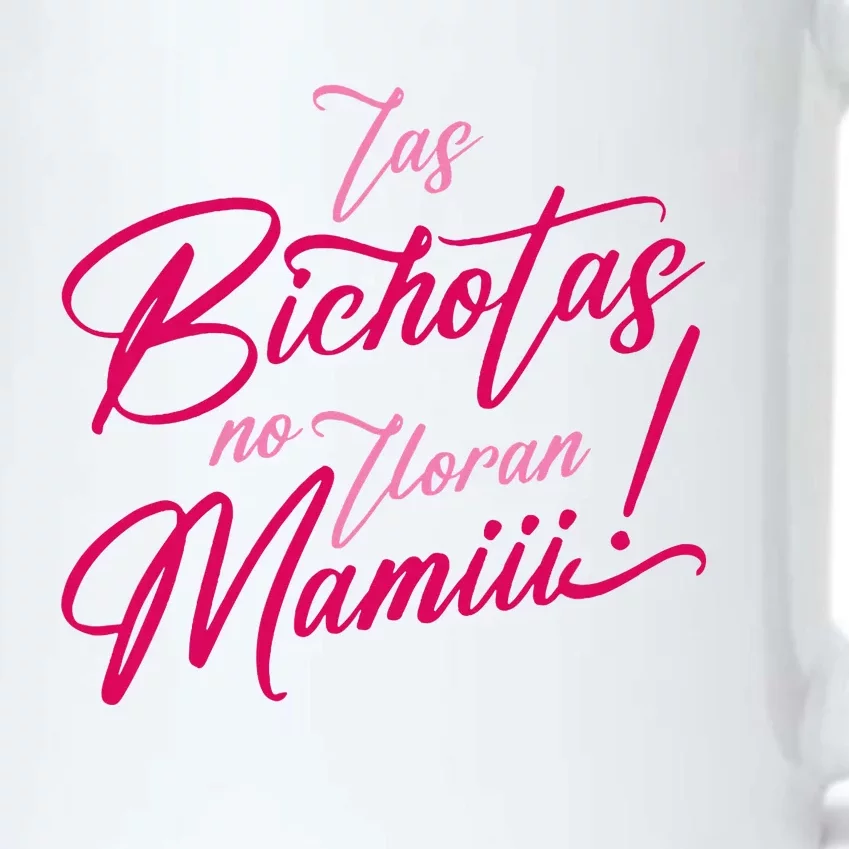 Las Bichotas No Lloran Mami Black Color Changing Mug