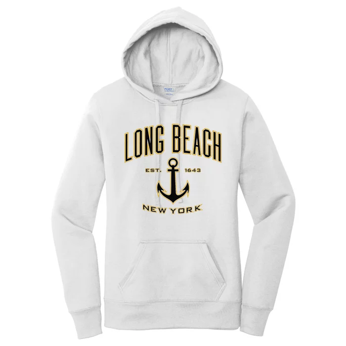 Long Beach New York Women's Pullover Hoodie