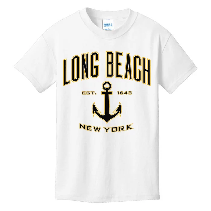 Long Beach New York Kids T-Shirt