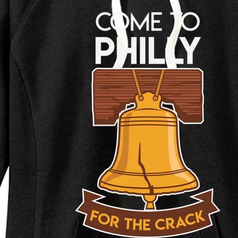 Liberty Bell Philadelphia Come To Philly For The Crack Women's Fleece Hoodie