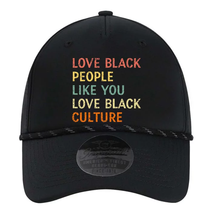 Love Black People Like You Love Black Culture Retro Vintage Performance The Dyno Cap