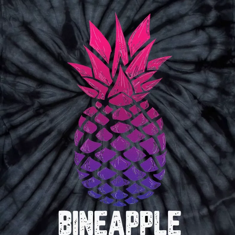 LGBTQ BiSexual Pineapple Tropical Summer Cool Pride Gifts Tie-Dye T-Shirt