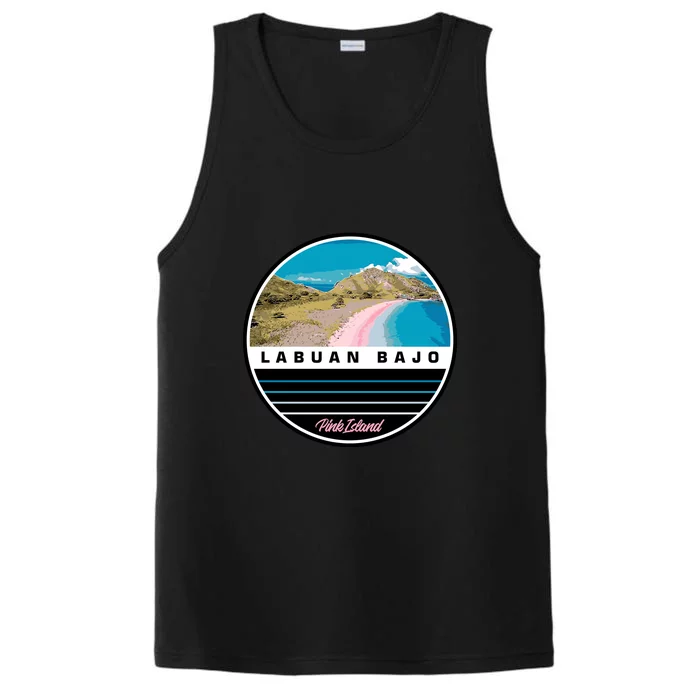 Labuan Bajo Pink Island Performance Tank