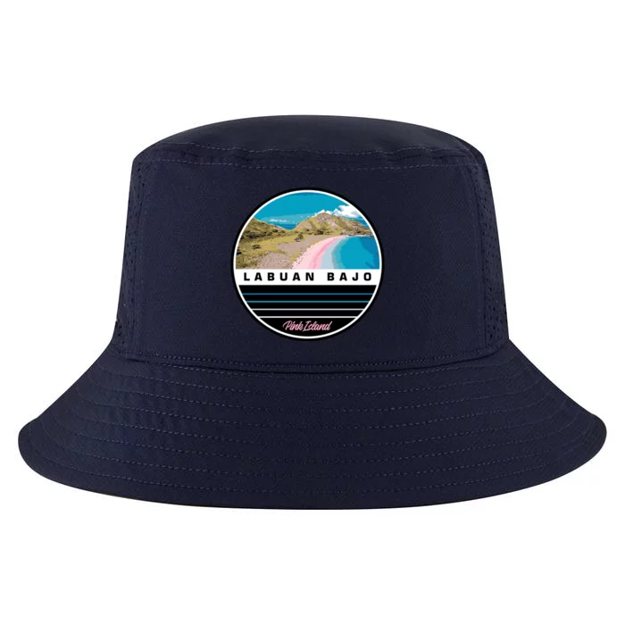 Labuan Bajo Pink Island Cool Comfort Performance Bucket Hat