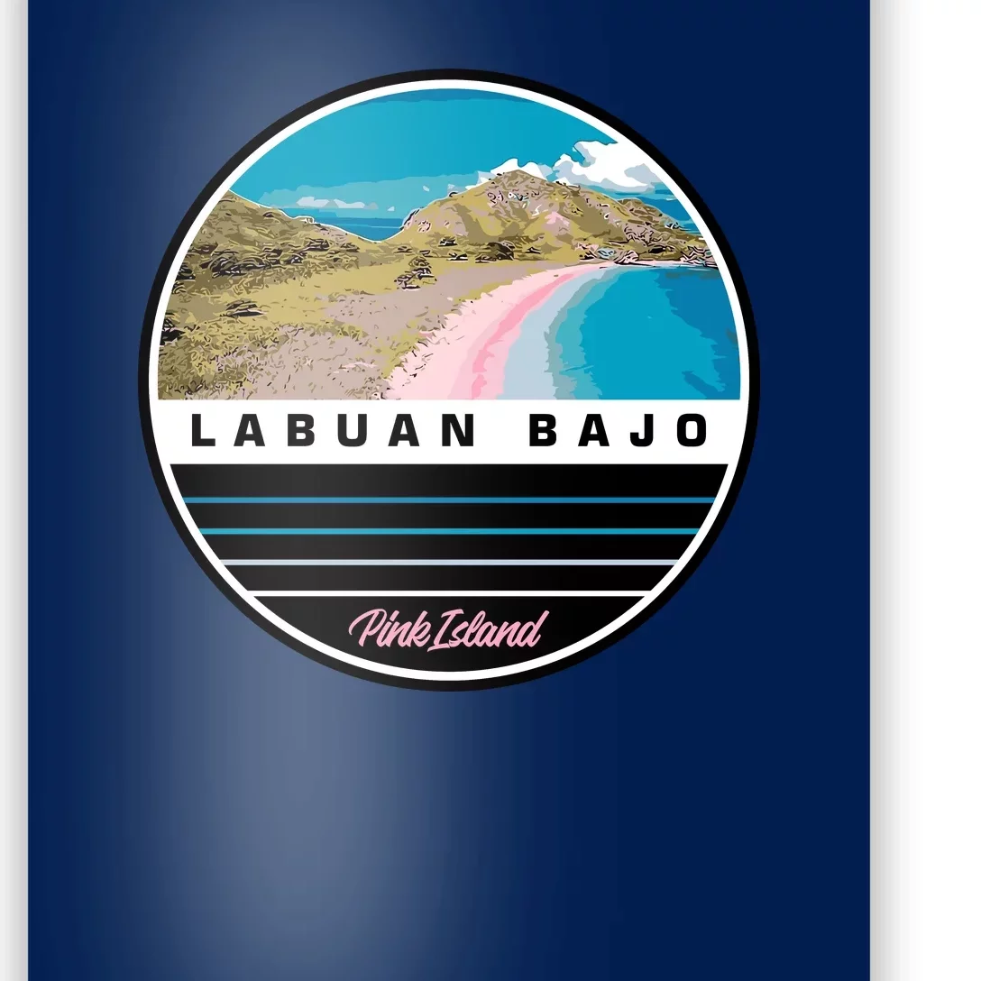 Labuan Bajo Pink Island Poster