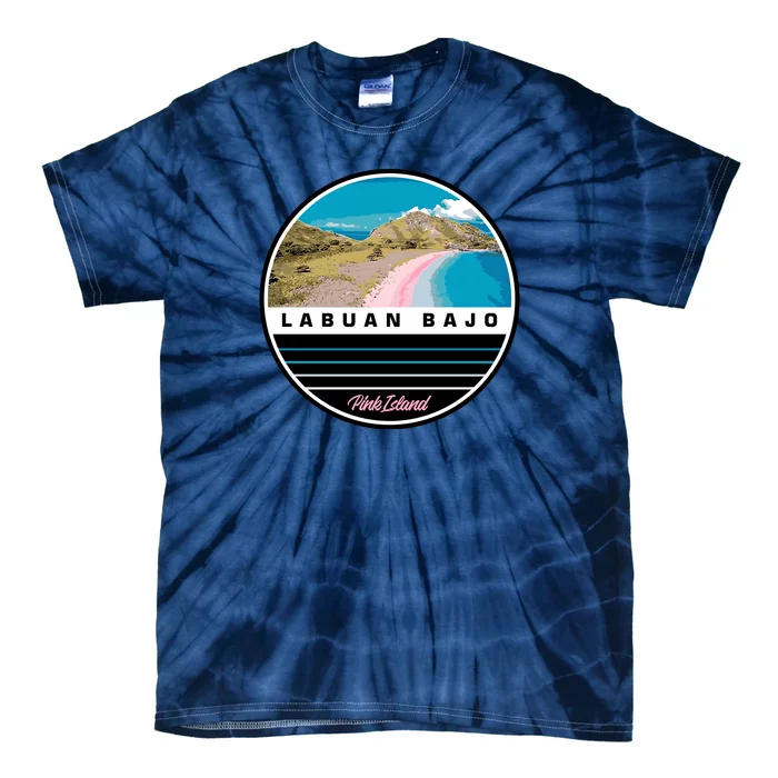 Labuan Bajo Pink Island Tie-Dye T-Shirt