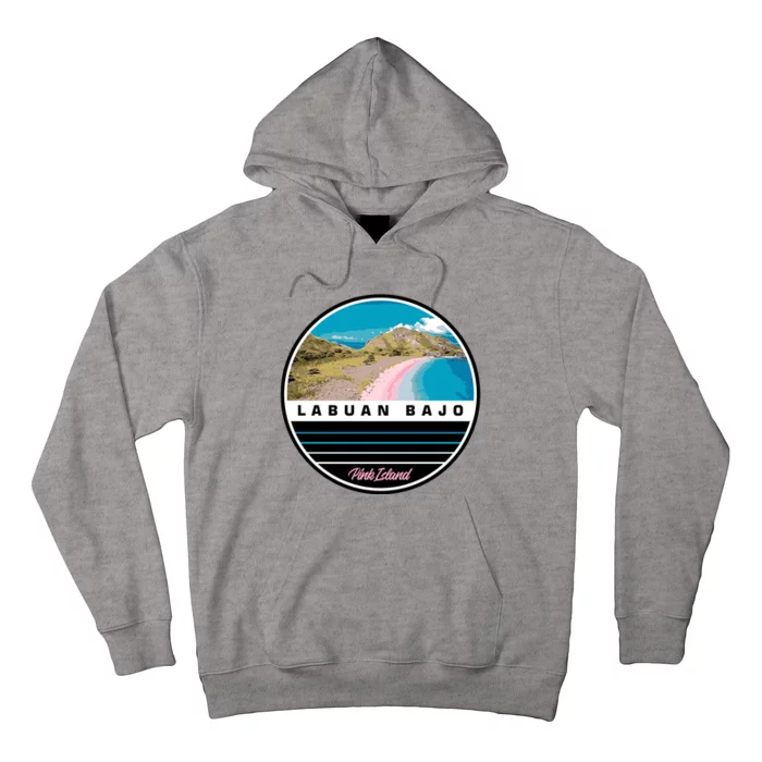 Labuan Bajo Pink Island Hoodie