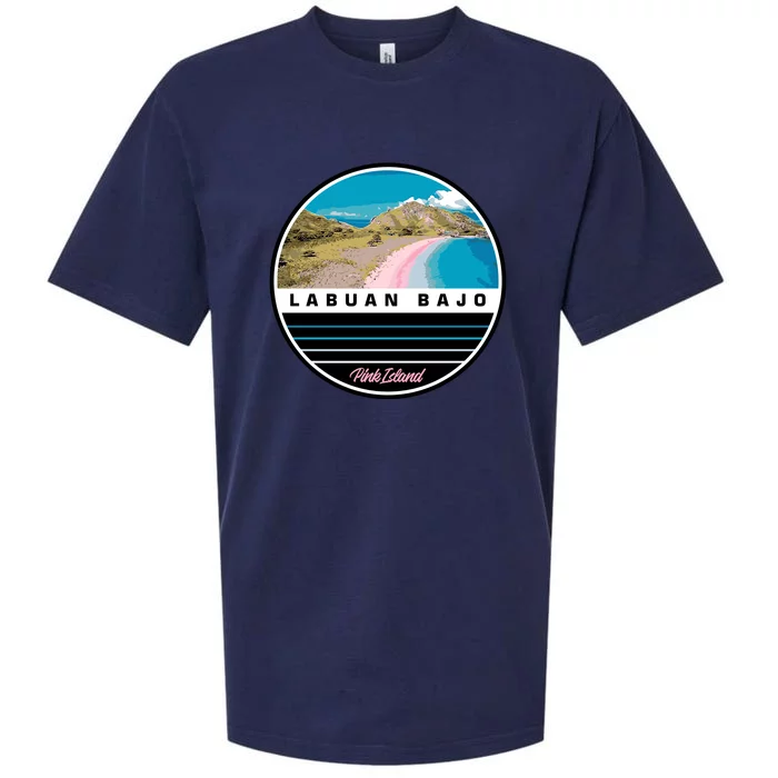 Labuan Bajo Pink Island Sueded Cloud Jersey T-Shirt