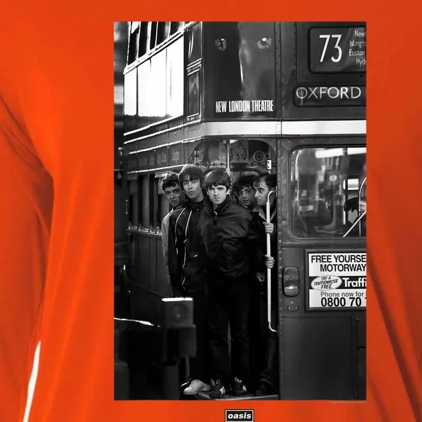 London Bus Photograph Cooling Performance Long Sleeve Crew