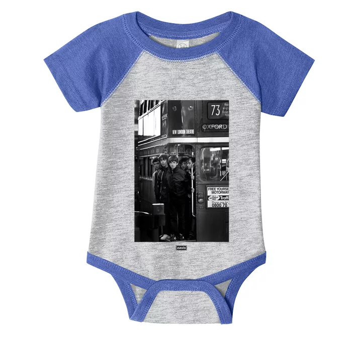 London Bus Photograph Infant Baby Jersey Bodysuit