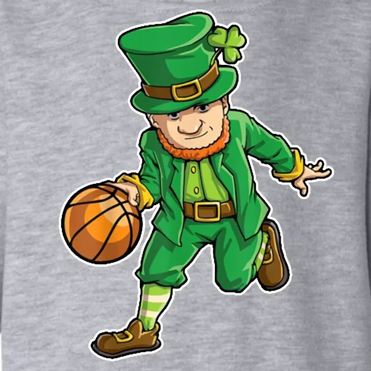 Leprechaun Basketball Player St Patrick's Day Toddler Hoodie