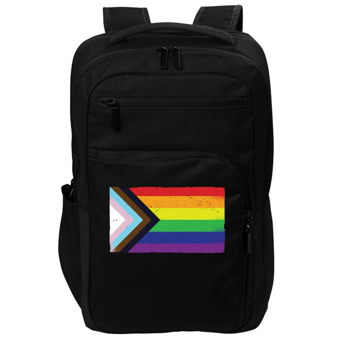 LGTBQ Black Pride Flag Impact Tech Backpack