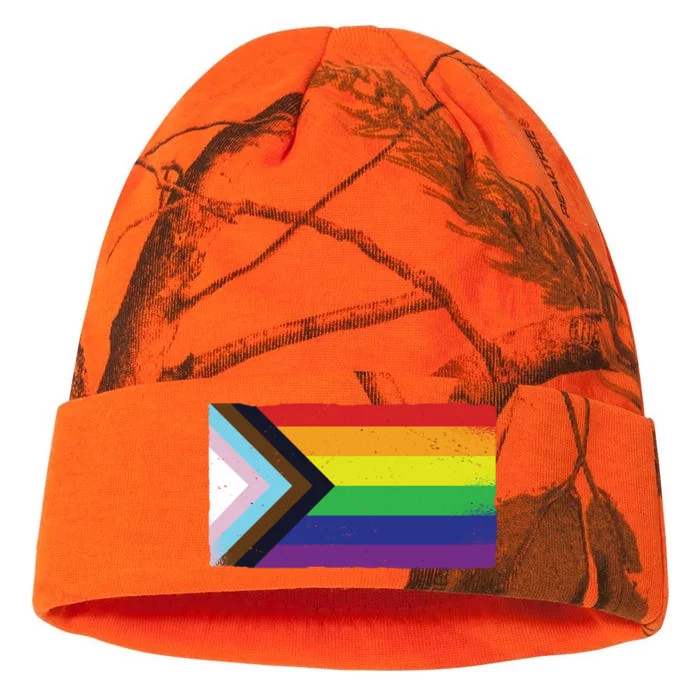 LGTBQ Black Pride Flag Kati - 12in Camo Beanie