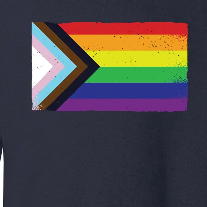 LGTBQ Black Pride Flag Toddler Sweatshirt