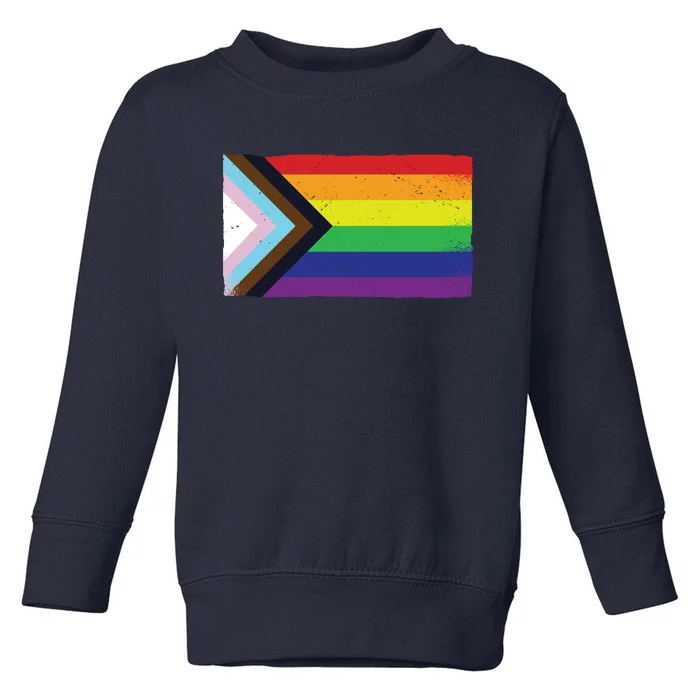 LGTBQ Black Pride Flag Toddler Sweatshirt