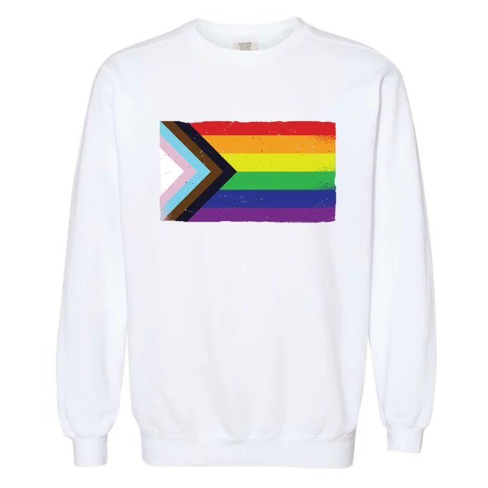 LGTBQ Black Pride Flag Garment-Dyed Sweatshirt