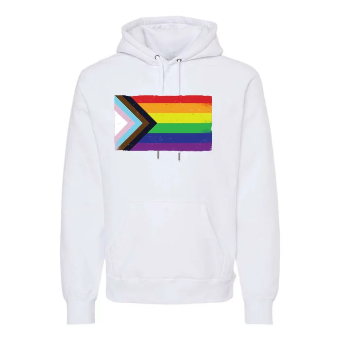 LGTBQ Black Pride Flag Premium Hoodie