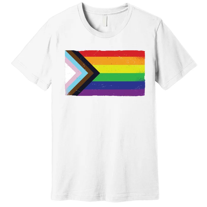 LGTBQ Black Pride Flag Premium T-Shirt