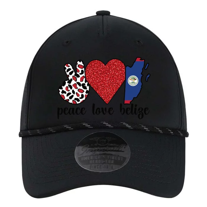 Love Belize Proud Belizean Flag Belizean Roots Meaningful Gift Performance The Dyno Cap