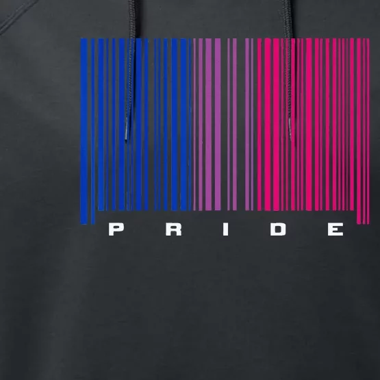 LGBTQ Bisexual Pride Performance Fleece Hoodie