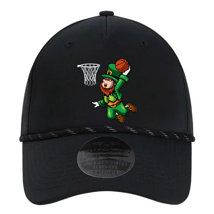 Leprechaun Basketball Player Lucky Shamrock St Patricks Day Gift Performance The Dyno Cap