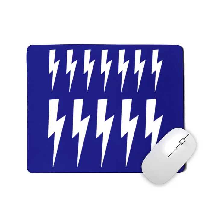 Lightning Bolts Print Pattern Minimal Fashion Cute Gift Mousepad